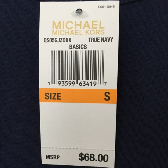 Michael Kors shoulder zip t-shirt - Picture 3 of 3